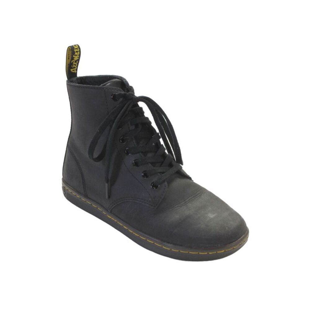 Dr. Martens Mens Leather Tobias Lace Up Ankle Combat Boots Black Size 7